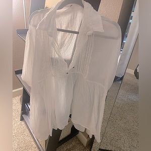 Collared Sheer Free People Top